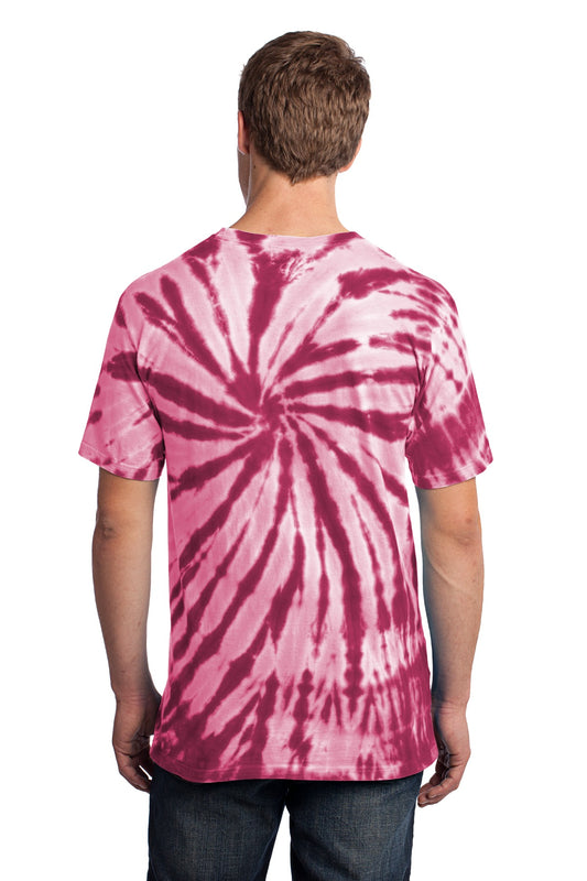 Port & Company Tie-Dye Tee. PC147 Maroon