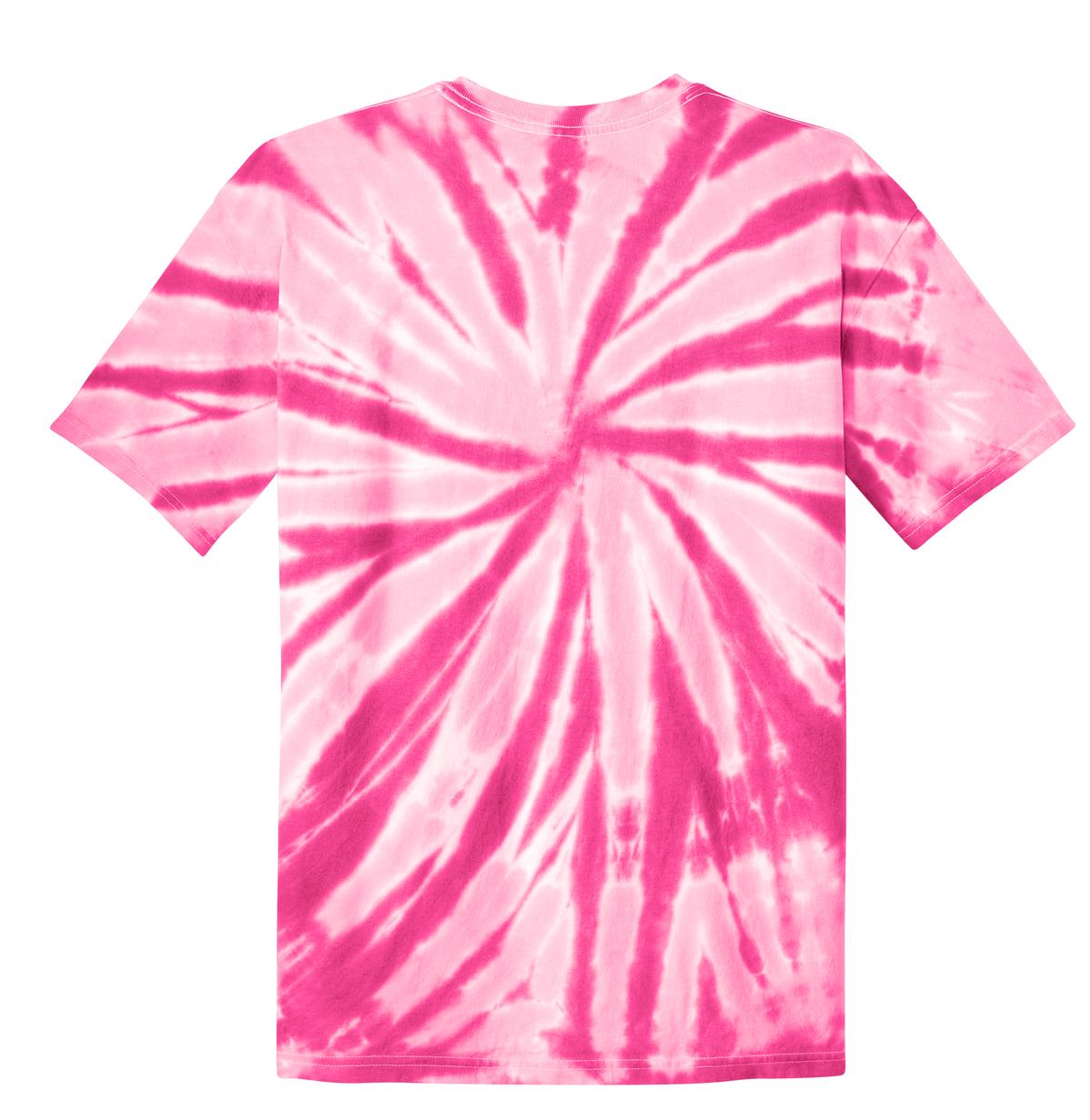 Port & Company Tie-Dye Tee. PC147 Pink