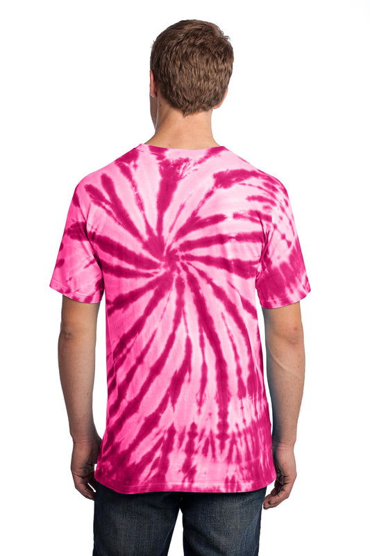 Port & Company Tie-Dye Tee. PC147 Pink