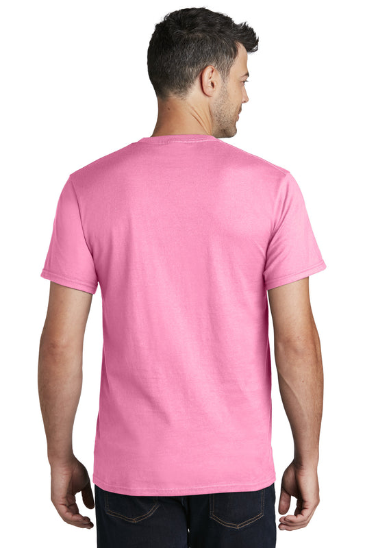 Port & Company Ring Spun Cotton Tee. PC150 Candy Pink