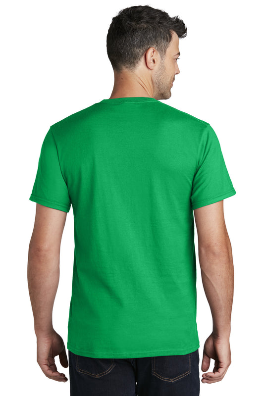 Port & Company Ring Spun Cotton Tee. PC150 Clover Green