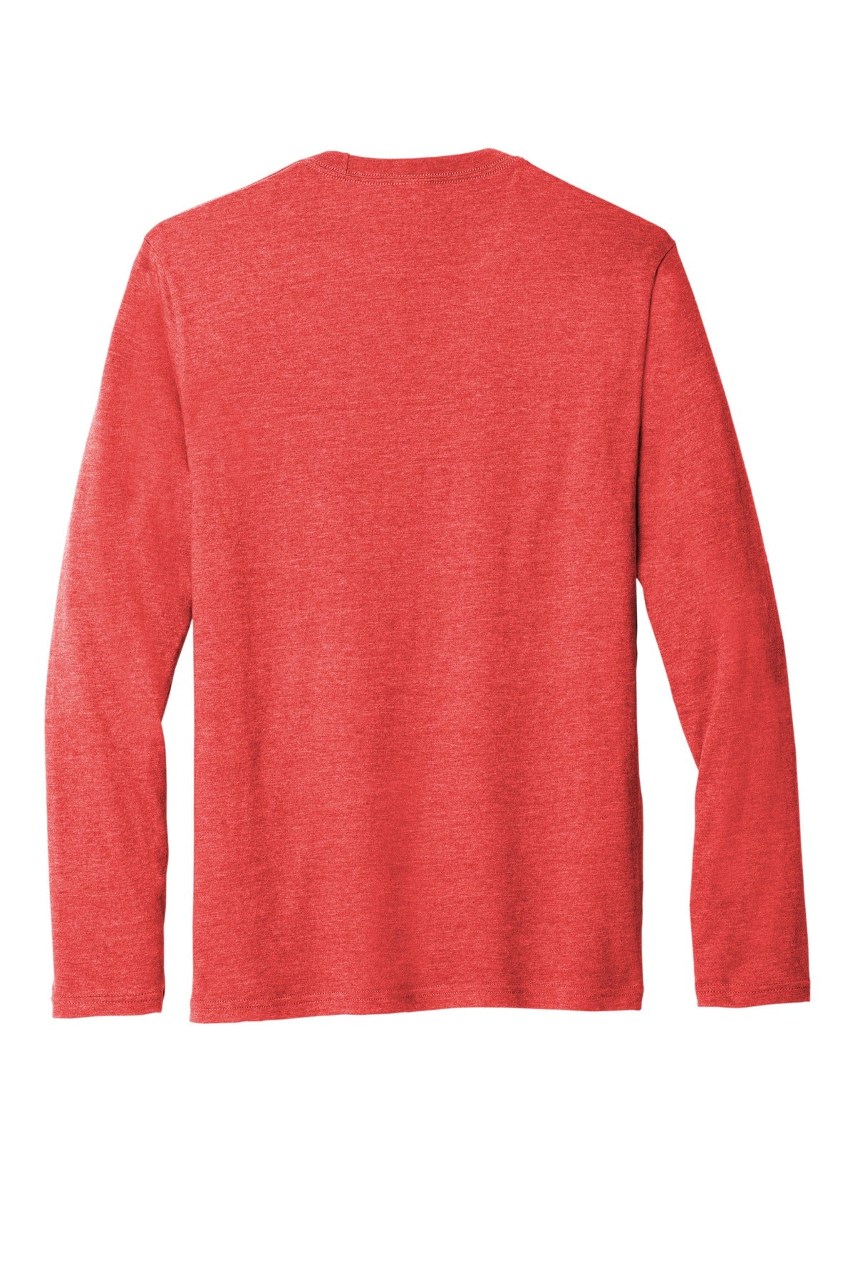 Port & Company Tri-Blend Long Sleeve Tee. PC330LS Bright Red Heather