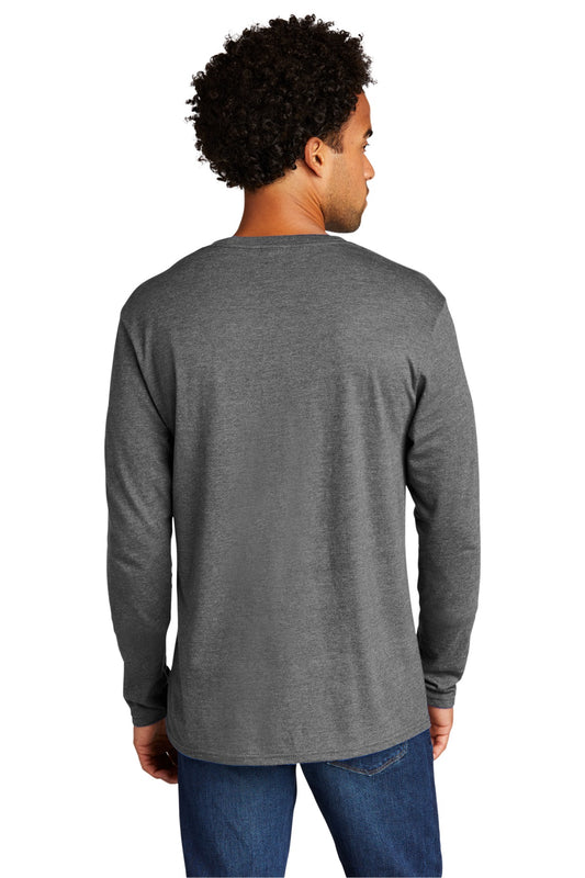 Port & Company Tri-Blend Long Sleeve Tee. PC330LS Graphite Heather