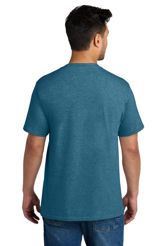 Port & Company CVC Tee PC340 Mountain Blue Heather