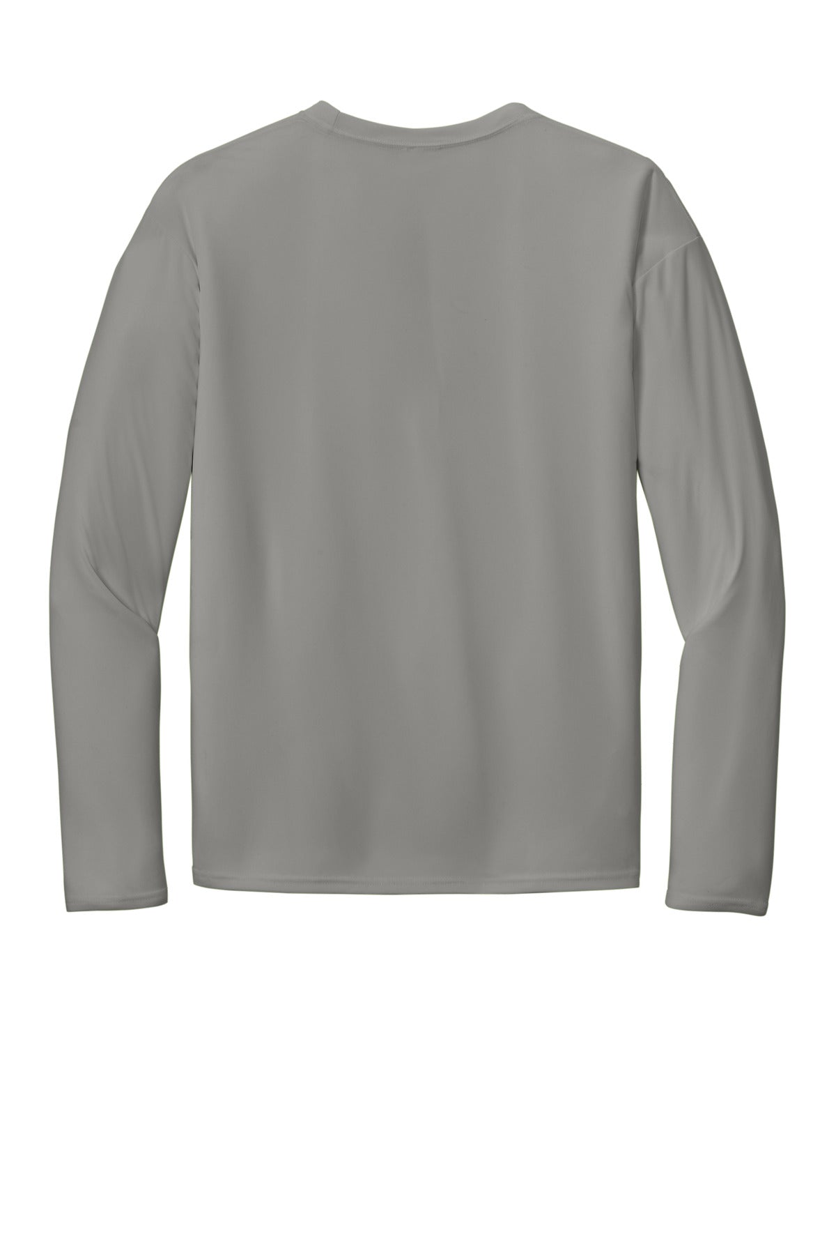 Port & Company Long Sleeve Performance Tee. PC380LS Grey Concrete