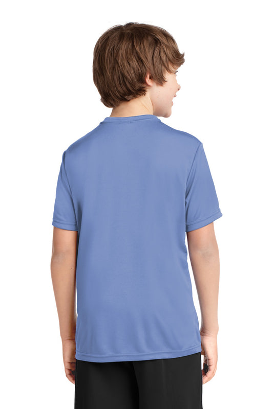 Port & Company Youth Performance Tee. PC380Y Carolina Blue