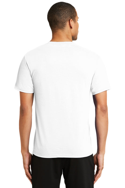 Port & Company Performance Blend Tee. PC381 White
