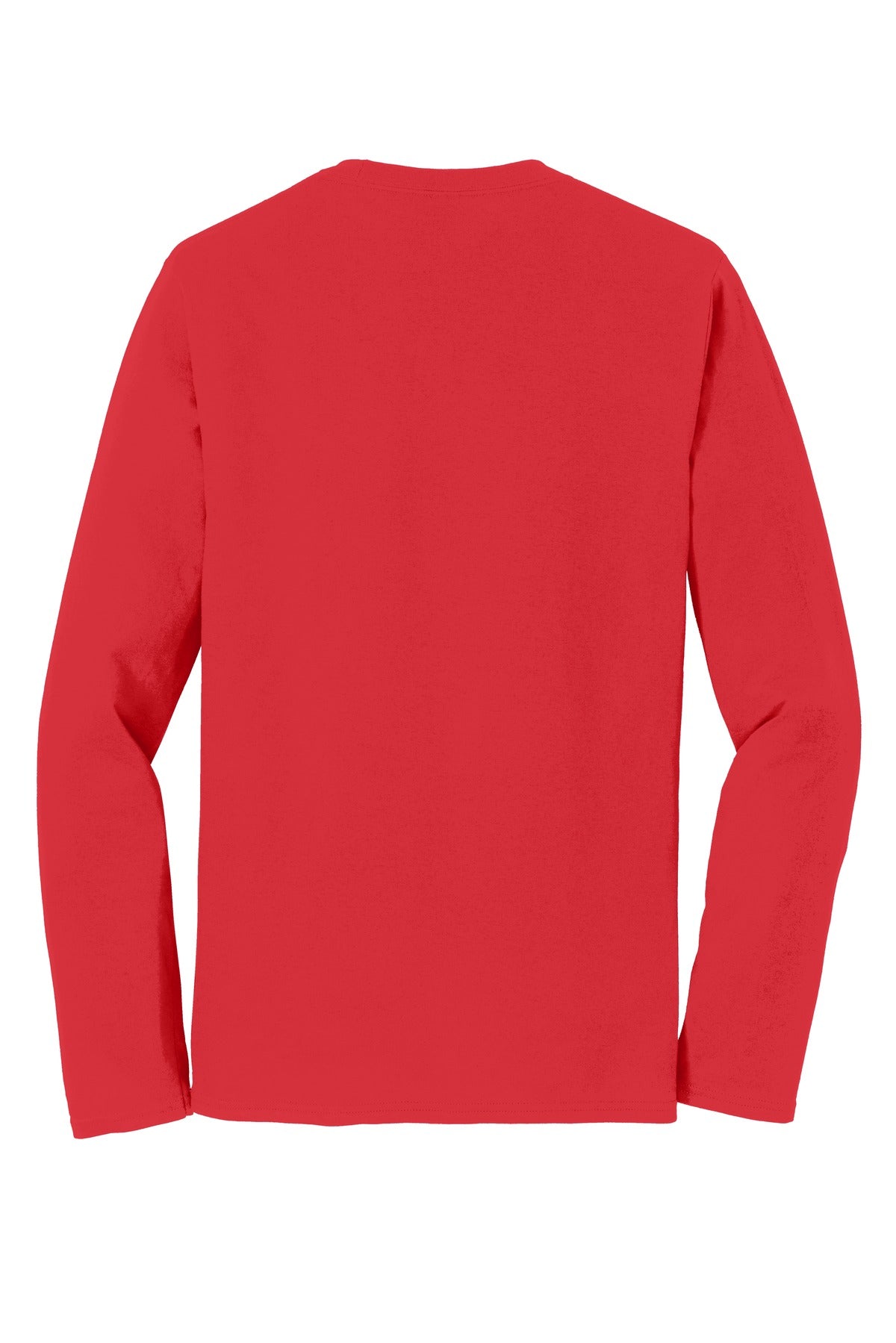 Port & Company Long Sleeve Fan Favorite Tee. PC450LS Bright Red