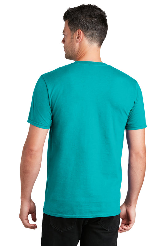 Port & Company Fan Favorite Tee. PC450 Bright Aqua