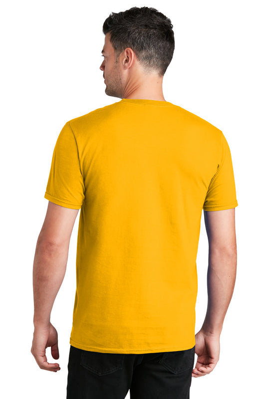 Port & Company Fan Favorite Tee. PC450 Bright Gold