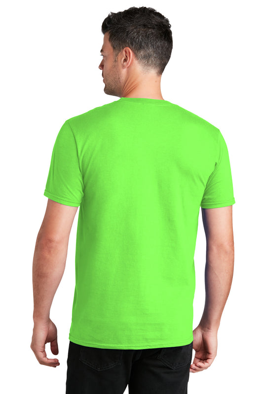 Port & Company Fan Favorite Tee. PC450 Flash Green