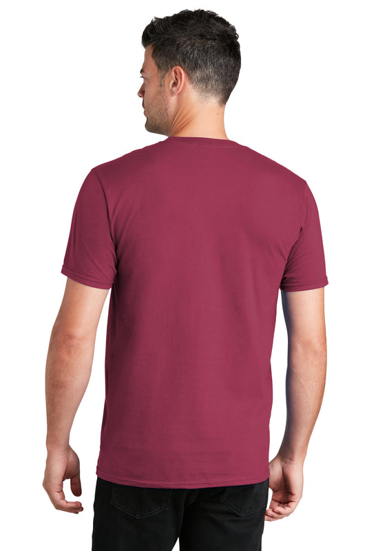 Port & Company Fan Favorite Tee. PC450 Garnet