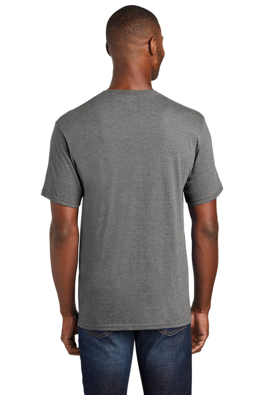 Port & Company Fan Favorite Blend Tee. PC455 Graphite Heather