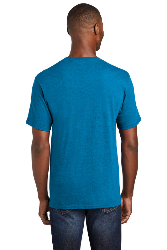 Port & Company Fan Favorite Blend Tee. PC455 Sapphire Heather