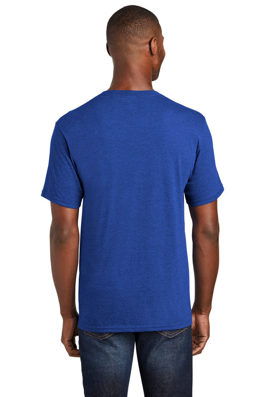 Port & Company Fan Favorite Blend Tee. PC455 True Royal Heather