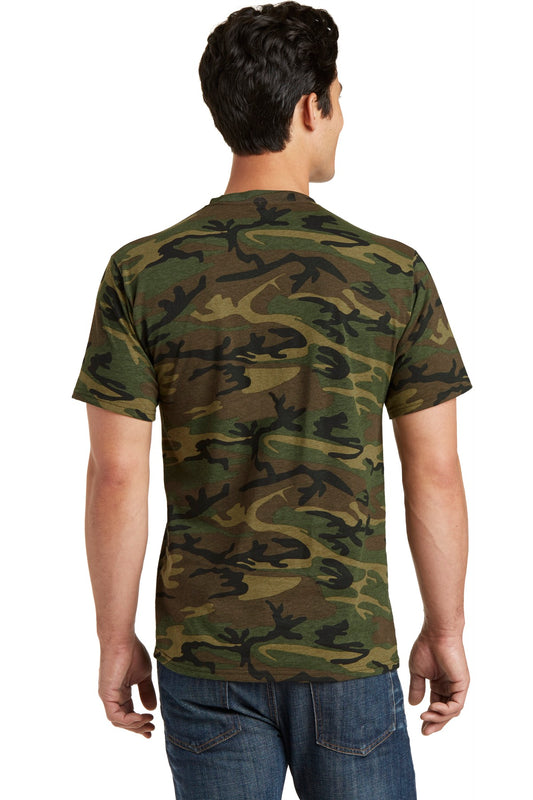 Port & Company Core Cotton Camo Tee. PC54C Military Camo