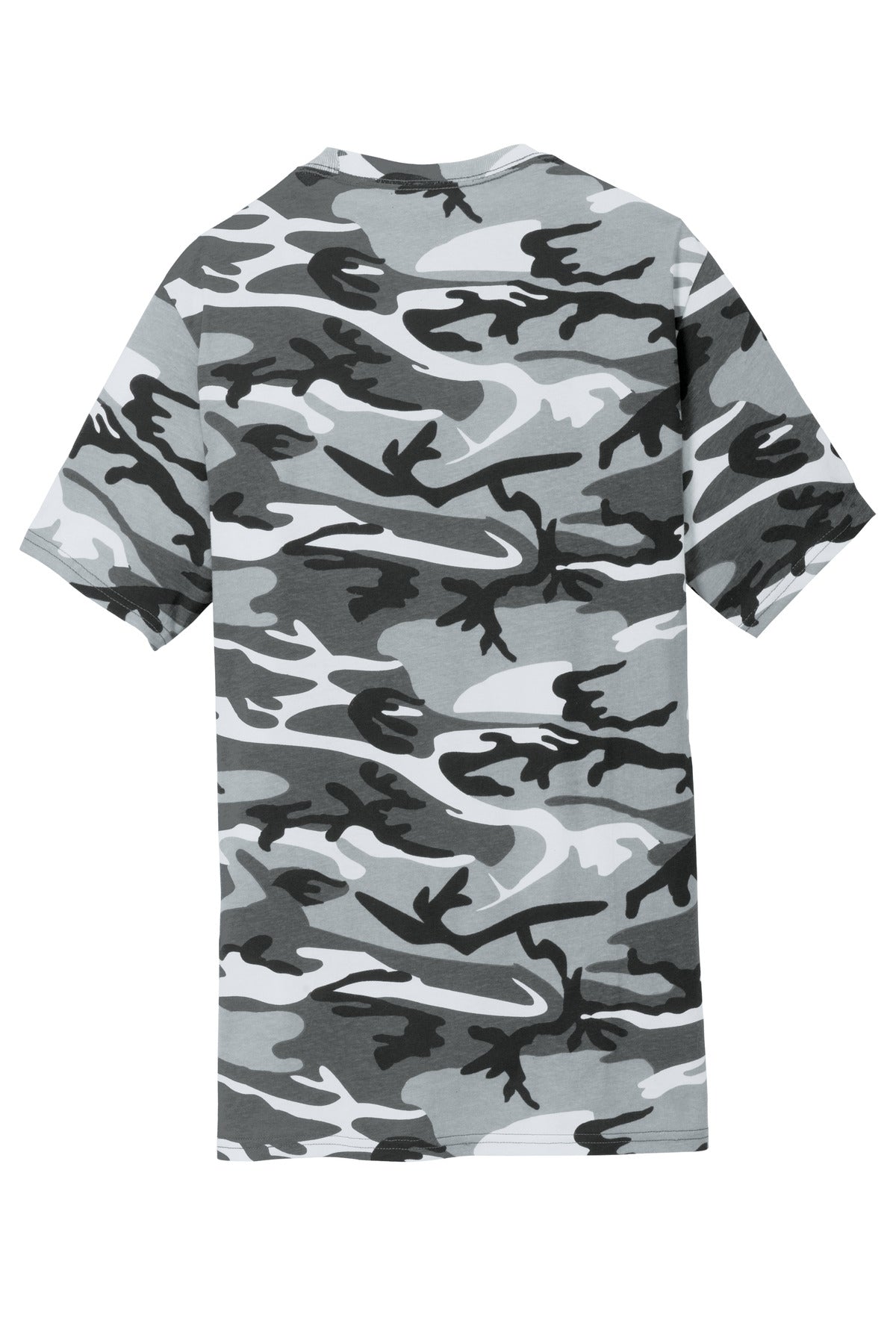Port & Company Core Cotton Camo Tee. PC54C Winter Camo