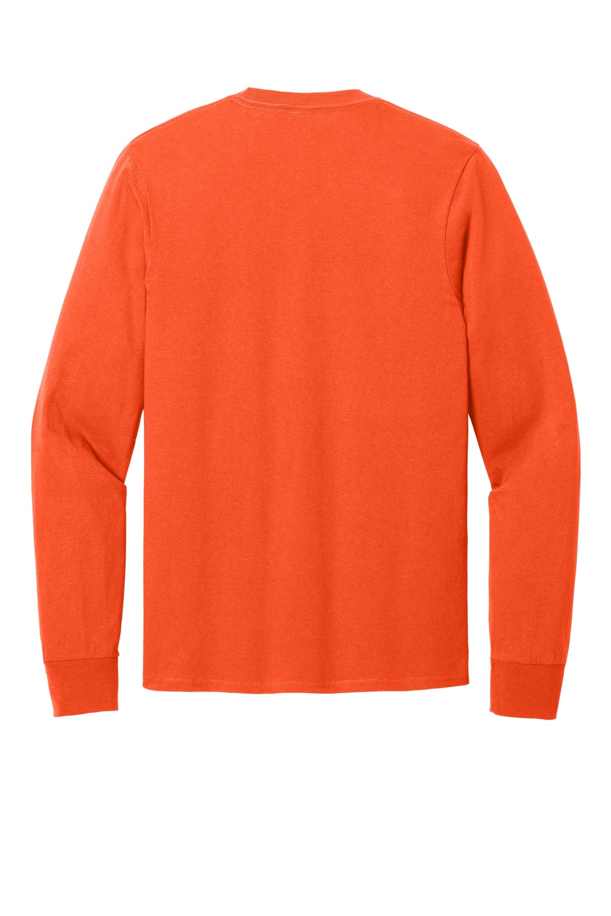 Port & Company Long Sleeve Core Cotton Tee. PC54LS Orange