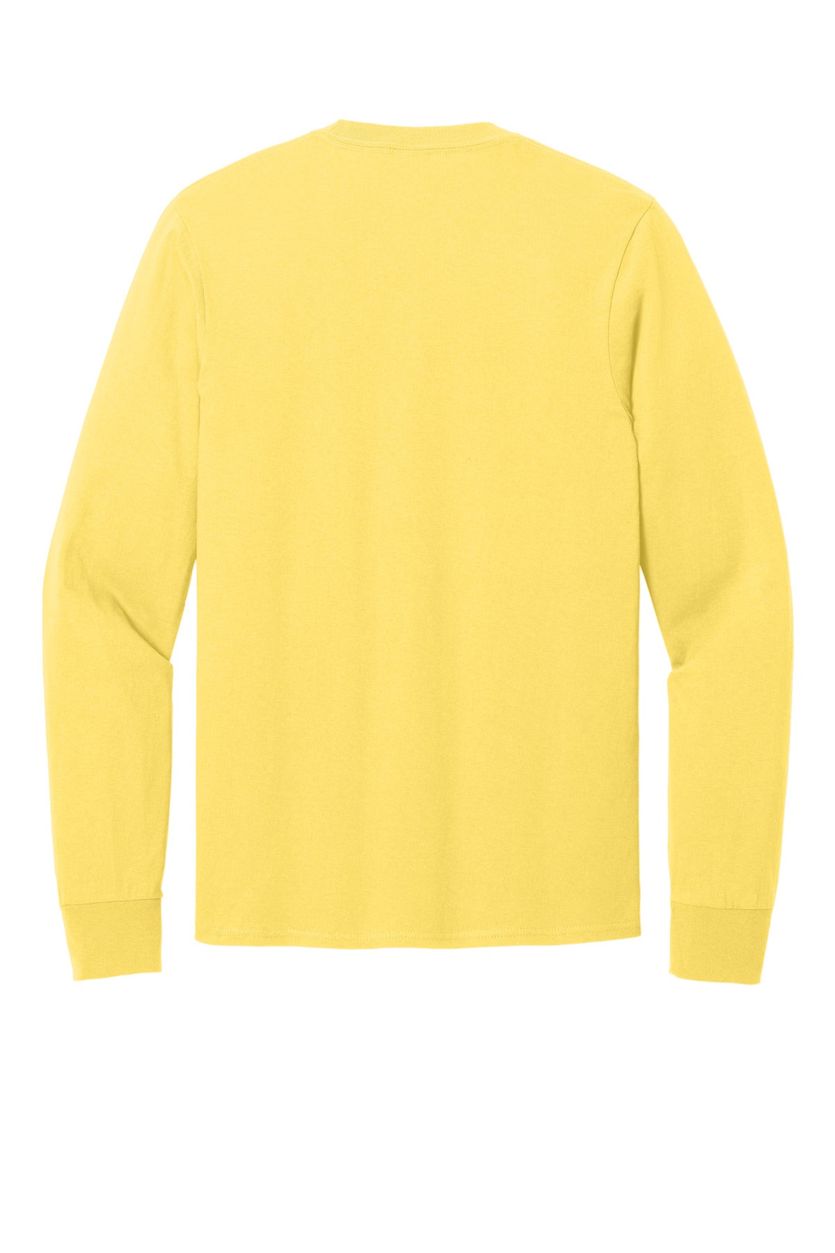 Port & Company Long Sleeve Core Cotton Tee. PC54LS Yellow