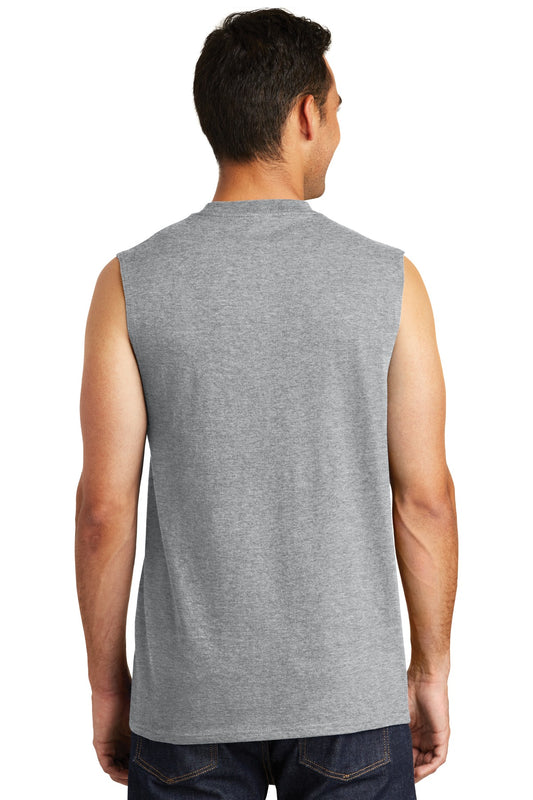 Port & Company Core Cotton Sleeveless Tee. PC54SL Athletic Heather