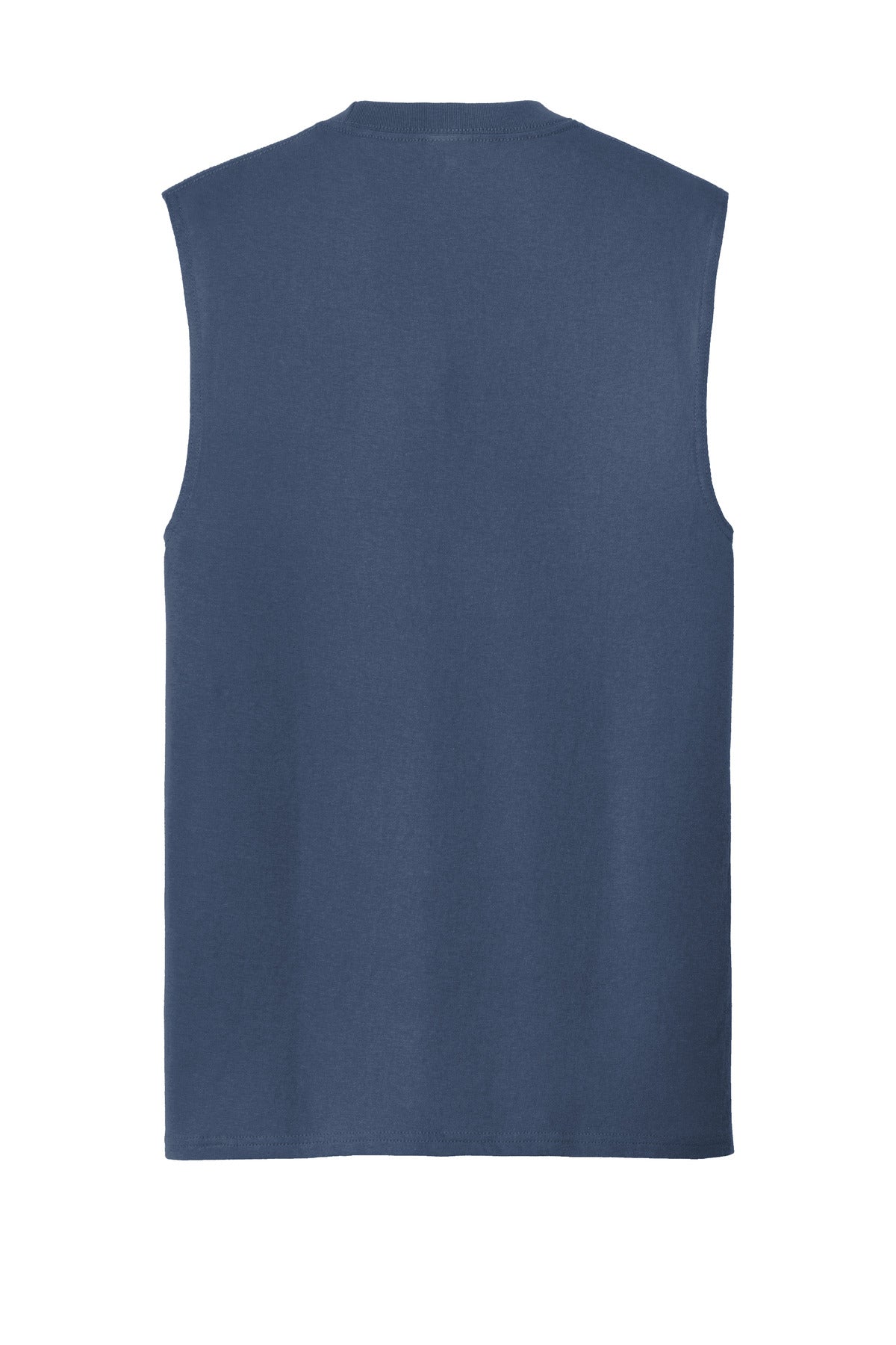 Port & Company Core Cotton Sleeveless Tee. PC54SL Navy