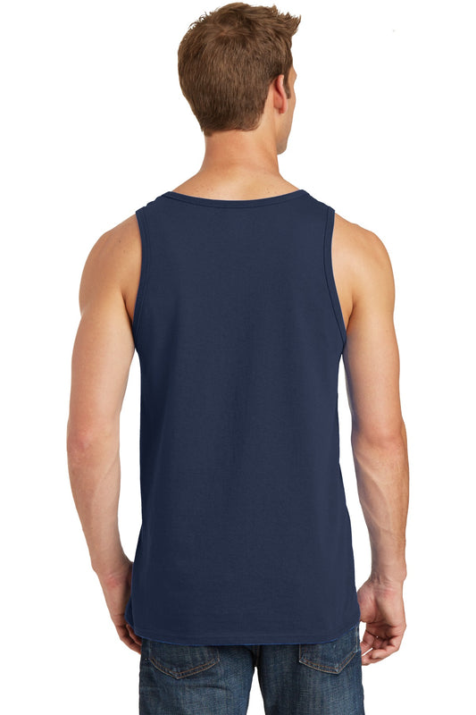 Port & Company Core Cotton Tank Top. PC54TT Navy