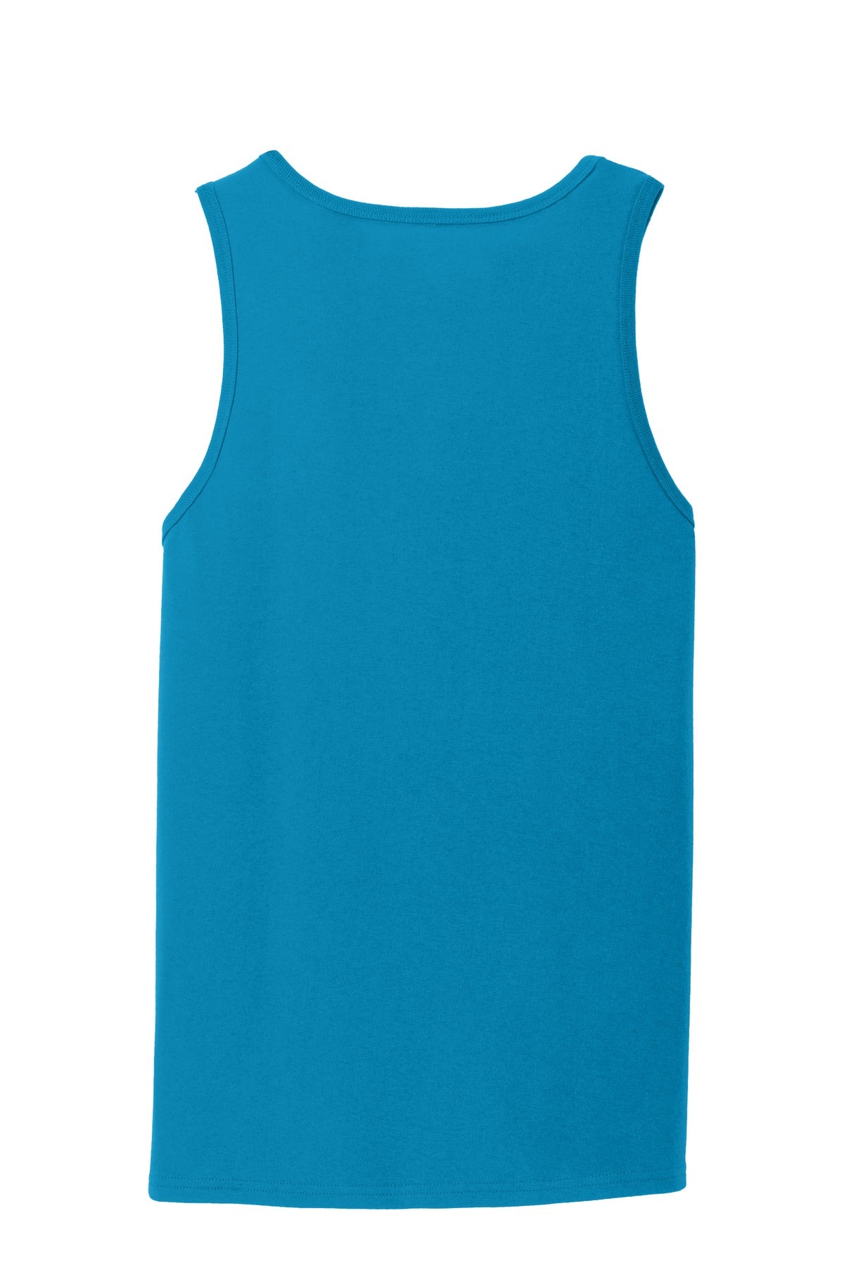 Port & Company Core Cotton Tank Top. PC54TT Neon Blue