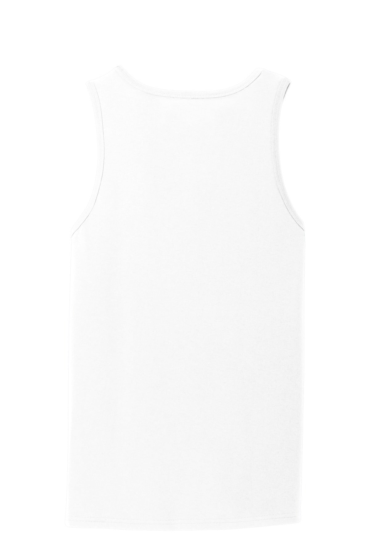 Port & Company Core Cotton Tank Top. PC54TT White