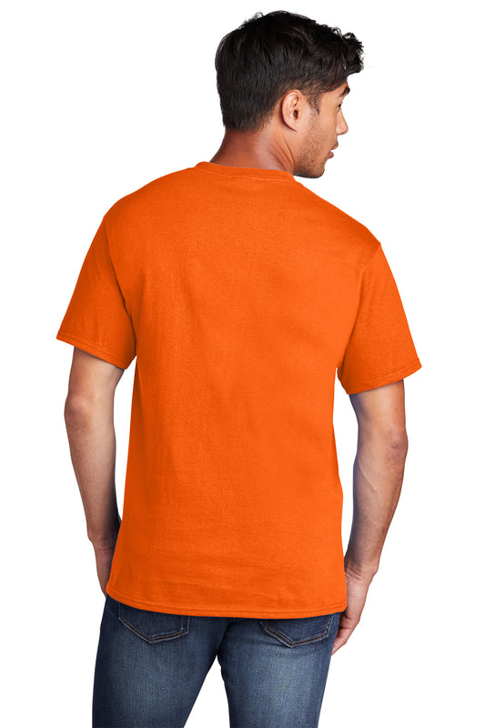 Port & Company Core Cotton Tee. PC54 S. Orange
