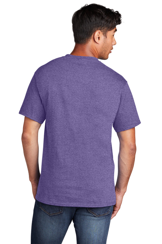 Port & Company Core Cotton Tee. PC54 Heather Purple