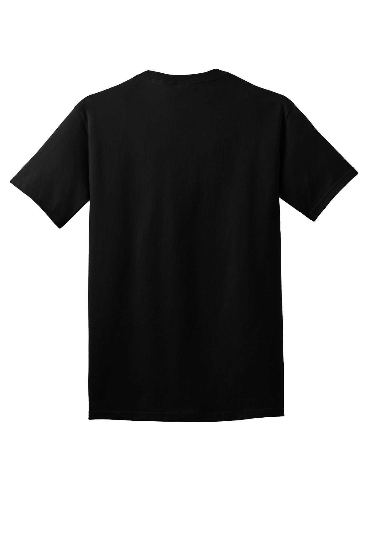 Port & Company Core Cotton Tee. PC54 Jet Black