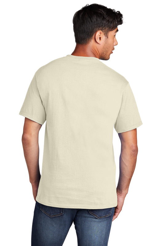 Port & Company Core Cotton Tee. PC54 Natural