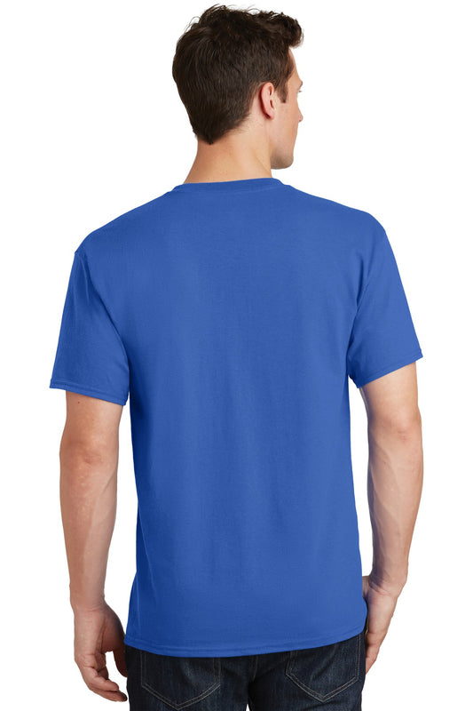 Port & Company Core Cotton Tee. PC54 Royal