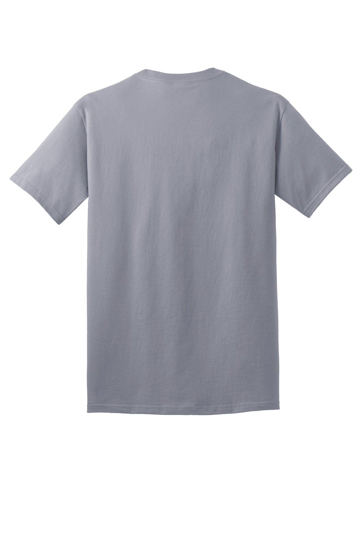 Port & Company Core Cotton Tee. PC54 Silver