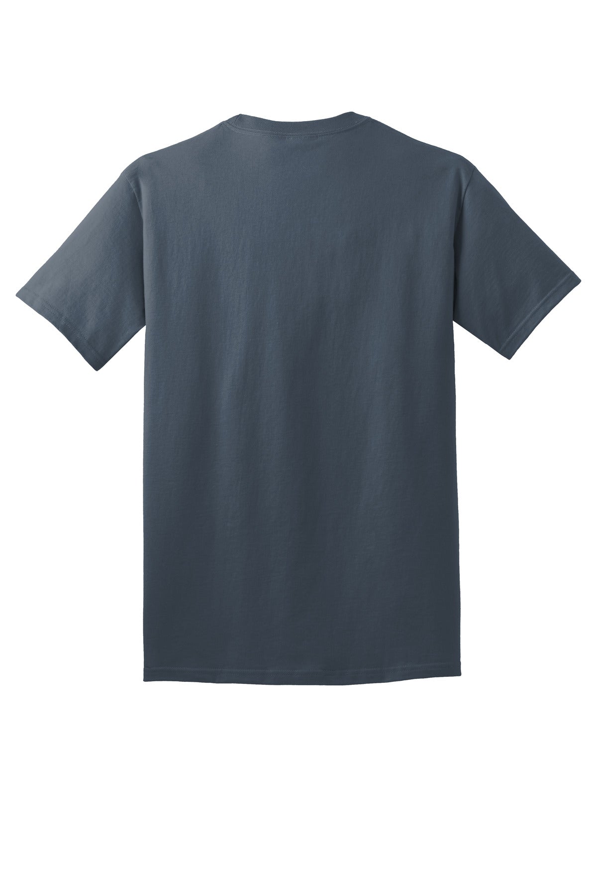Port & Company Core Cotton Tee. PC54 Steel Blue