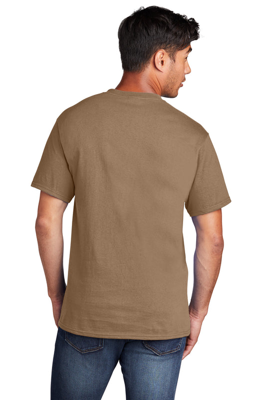 Port & Company Core Cotton Tee. PC54 Woodland Brown