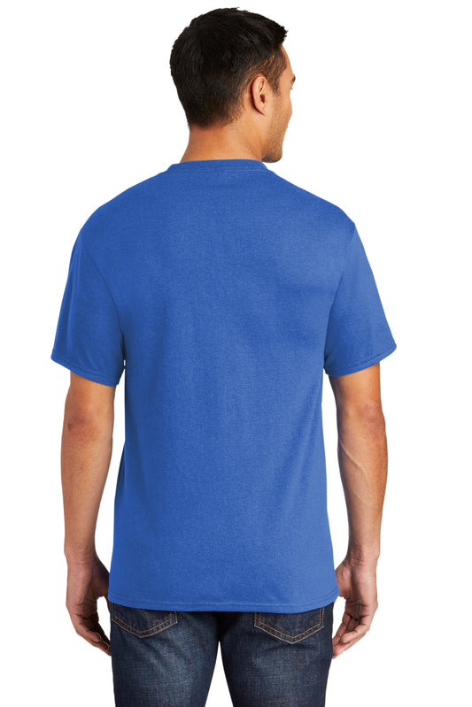 Port & Company Tall Core Blend Pocket Tee. PC55PT Royal Tall
