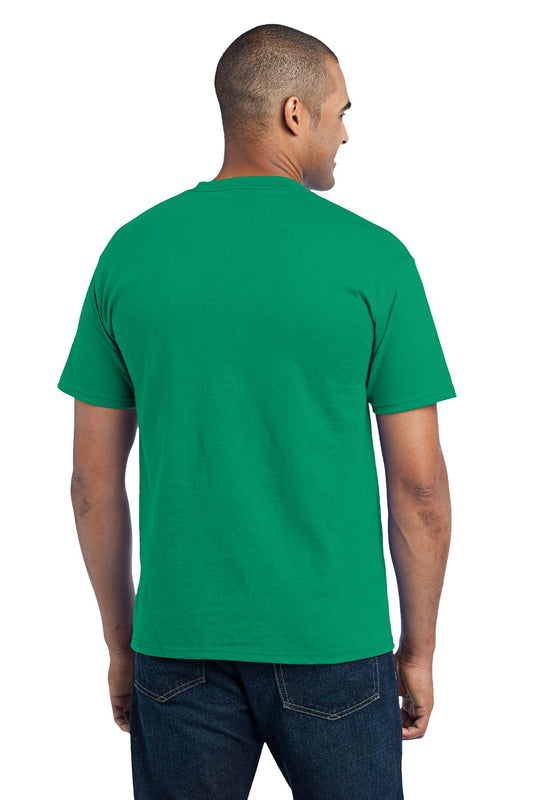 Port & Company Core Blend Pocket Tee. PC55P Kelly