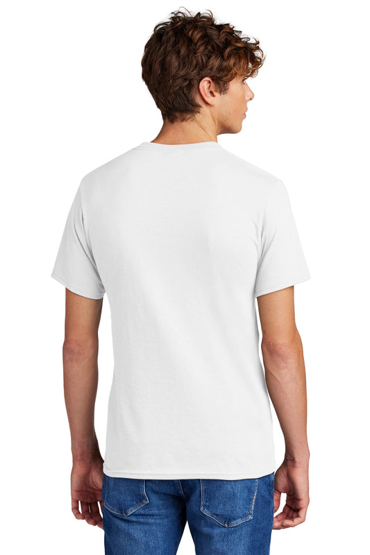 Port & Company Tall Core Blend Tee. PC55T White Tall