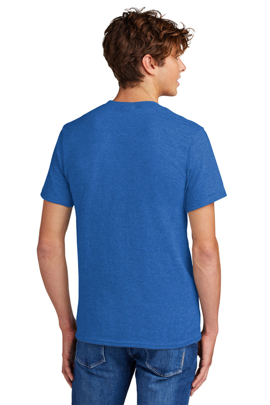 Port & Company Core Blend Tee. PC55 Heather Royal