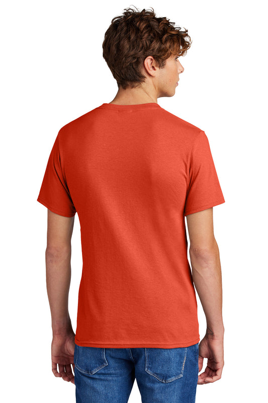 Port & Company Core Blend Tee. PC55 Orange