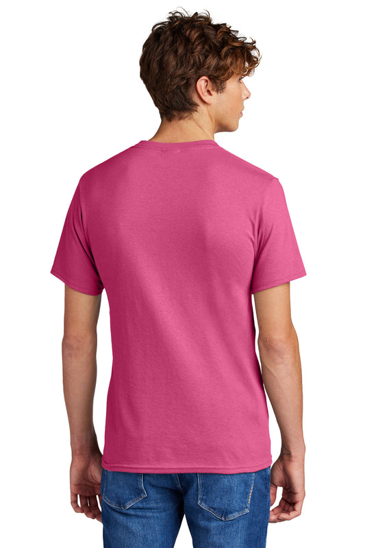 Port & Company Core Blend Tee. PC55 Sangria