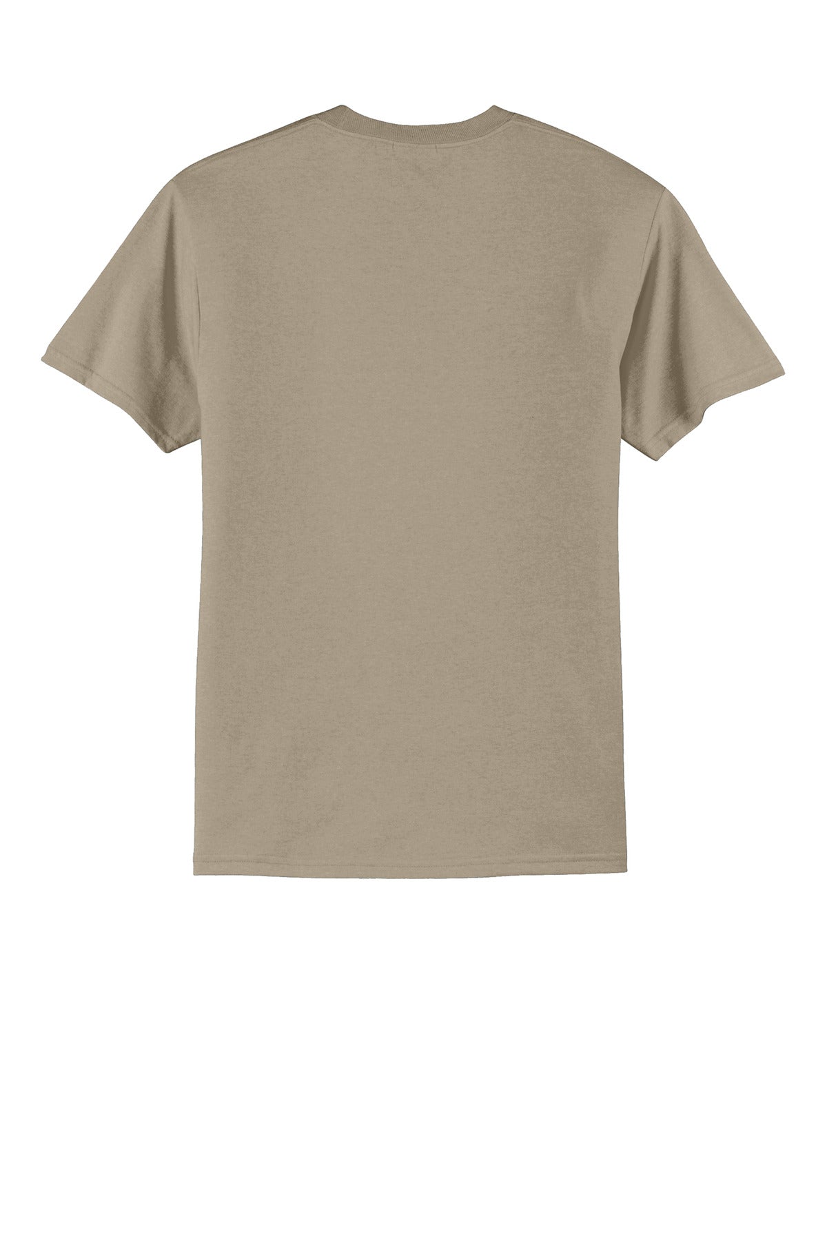 Port & Company Core Blend Tee. PC55 Desert Sand