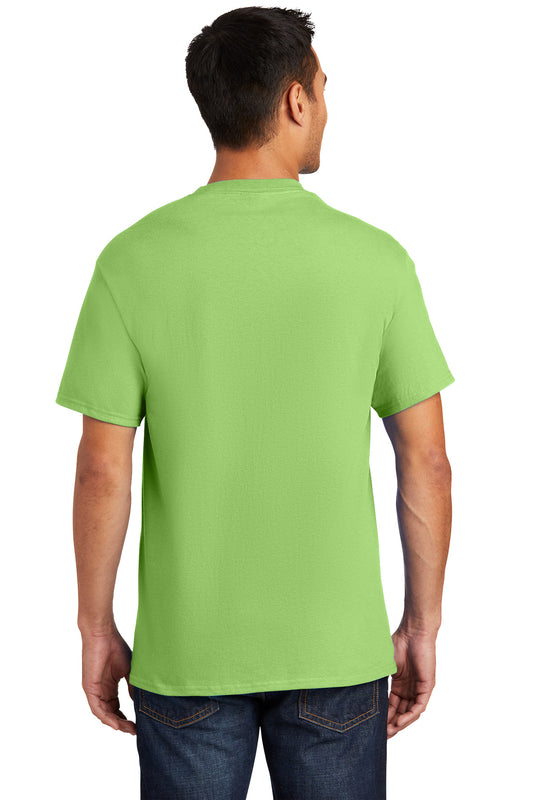 Port & Company Essential Pocket Tee. PC61P Lime