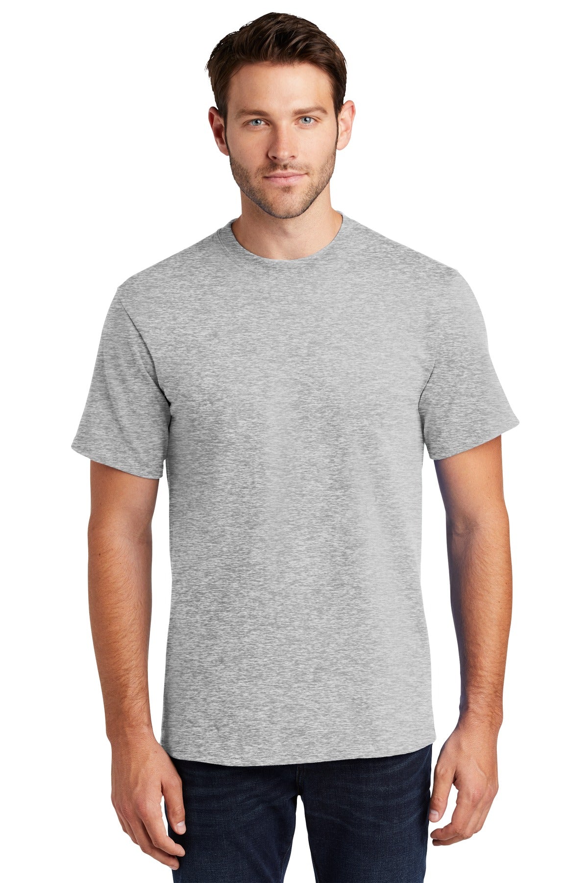 Port & Company Tall Essential Tee. PC61T Ash Tall