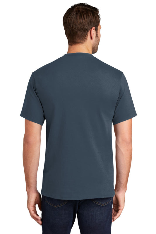 Port & Company Tall Essential Tee. PC61T Steel Blue Tall