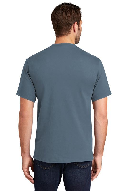 Port & Company Tall Essential Tee. PC61T Stonewashed Blue Tall