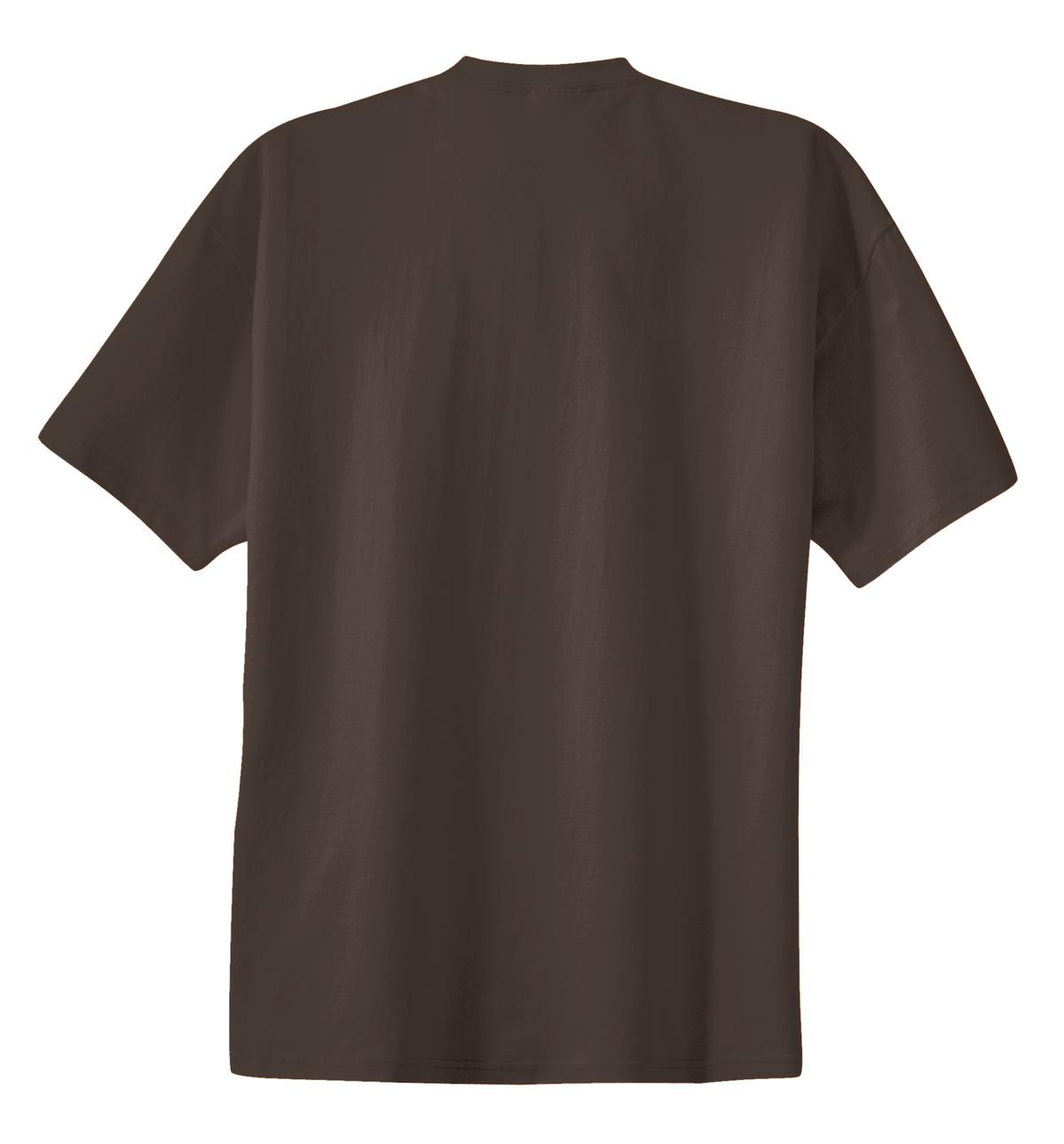 Port & Company Essential Tee. PC61 Brown