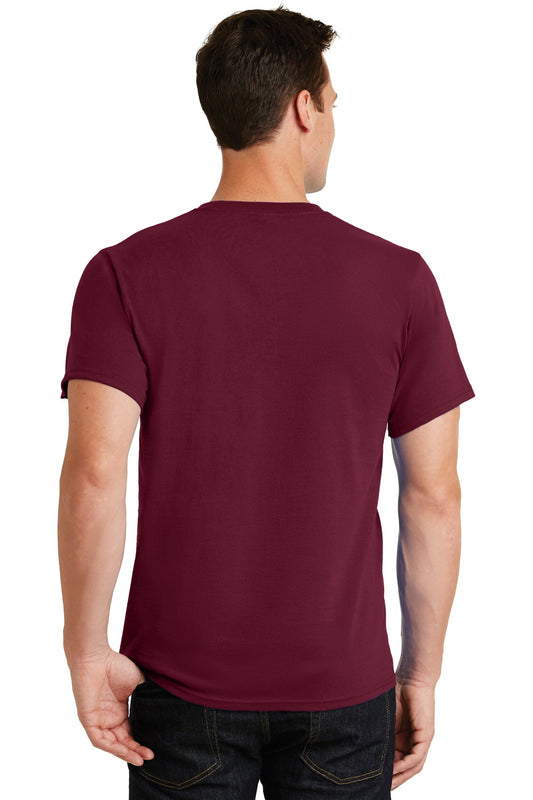Port & Company Essential Tee. PC61 Cardinal