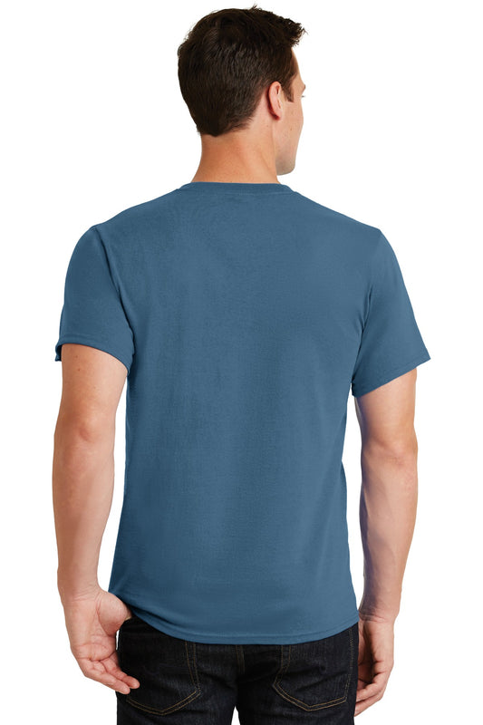 Port & Company Essential Tee. PC61 Colonial Blue